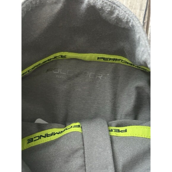 Polo Sport Ralph Lauren Mens Gray 1/4 Zip Performance Pullover Shirt sz Large - Picture 3 of 4